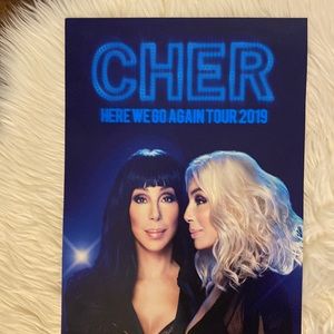 Cher “Here We Go Again” Official Tour 2019 Poster